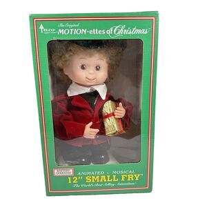 MOTION-ettes of Christmas Santa’s Best Undercover Kids Animated 12" sm Fry READ